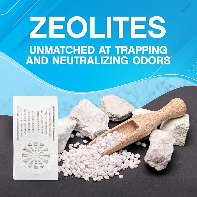 NonScents Refrigerator Deodorizer – Odor Eliminator for Fridge & Freezer – Outshines Baking Soda & Deodorizer with Activated Charcoal – Unscented & Long-Lasting, Freshen Refrigerator