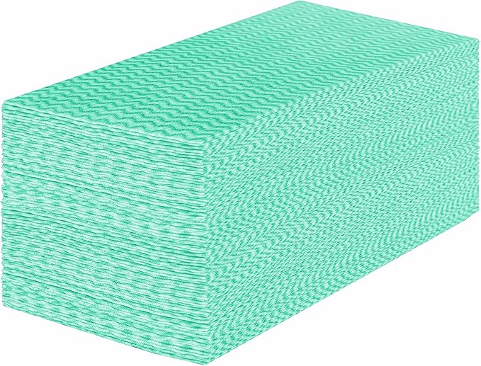 Handi Wipes Reusable Cloths, Green Disposable Kitchen Cleaning Towel Roll, Heavy Duty J Cloth,50 Count