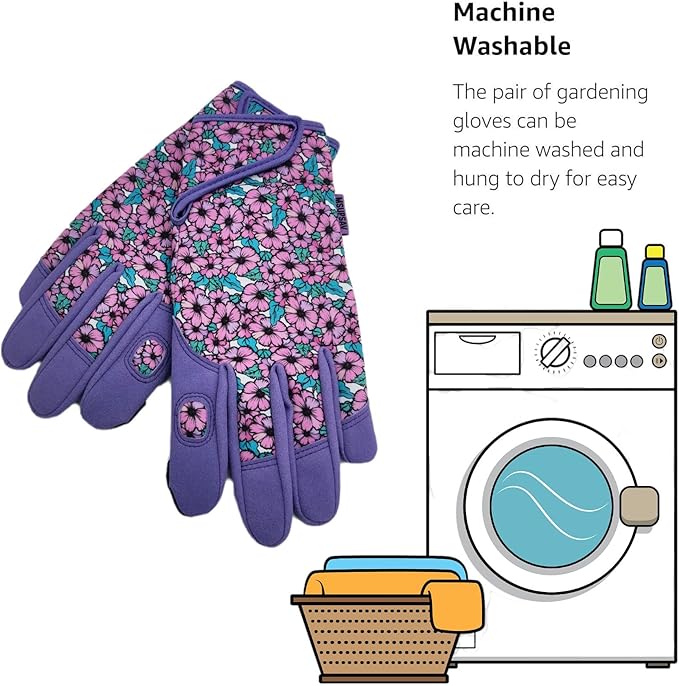 Thorn Proof&Puncture Resistant Gardening Gloves with Grip,Garden Gloves for Women, Leather Work Gloves,Gifts