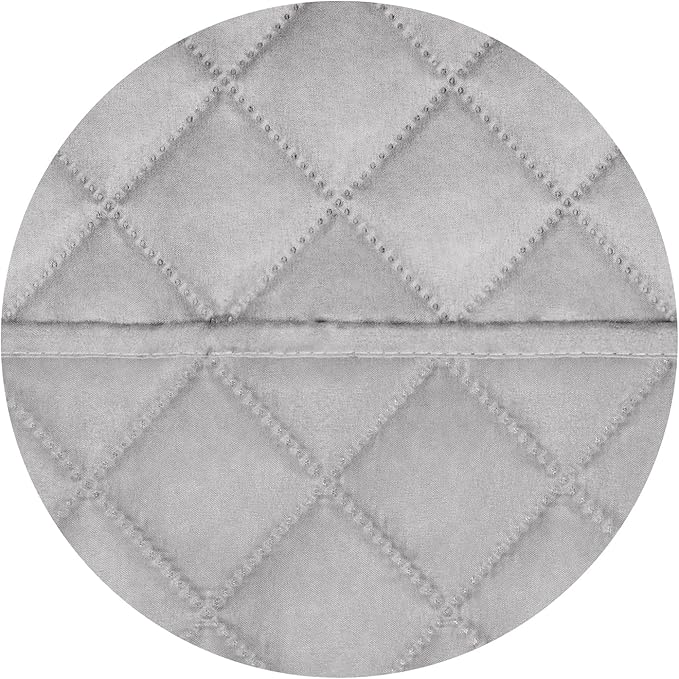 PureFit Reversible Quilted Sofa Cover, Water Resistant Furniture Protector, Washable Couch Cover with Non Slip and Elastic Straps for Kids, Dogs, Pets (Oversized Loveseat, Light Gray/Light Gray)