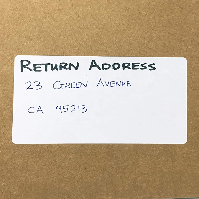 200 Pack, 4" x 2", Labels Stickers for Storage Bins - Matte White