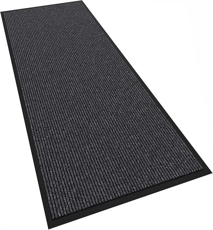 Front Door Mat, 72" x 36" Heavy Duty Indoor Outdoor Doormat, Non-Slip Welcome Mats for Entryway, Rubber Backing Low Profile Commercial Door Mats