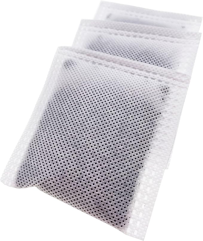4 Pack Compact Activated Charcoal Odor Absorbing Filter Smaller Refill Deodorizer Compatible with iTouchless Under 8 Gallons Small Trash Cans with Filter Compartment