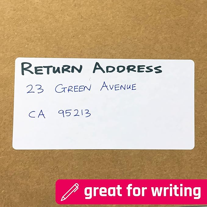 4" x 2", Labels Stickers for Storage Bins - Matte White (800 Pack)