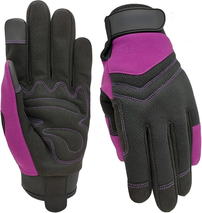 Thorn Proof&Puncture Resistant Gardening Gloves with Grip,Garden Gloves for Women, Leather Work Gloves,Gifts