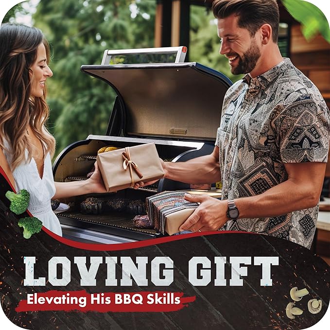 KITCHEN PERFECTION Silicone Smoker Oven Gloves -Extreme Heat Resistant BBQ Gloves -Handle Hot Food Right on Your Grill Fryer&Pit|Waterproof Grilling Cooking Baking Mitts|Superior Value Set +3 Bonuses