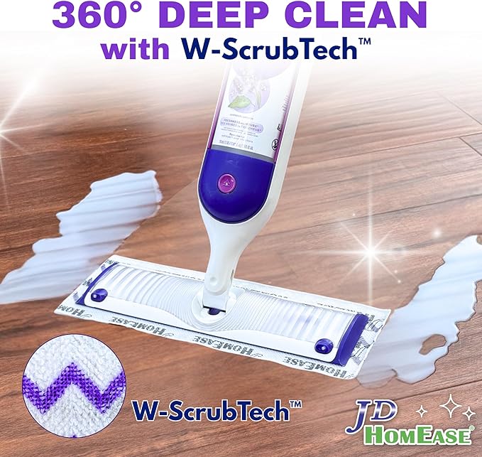 24 Pack Microfiber Power Mop Pads for Swiffer Power Mop only, Disposable Deep Clean Replacement Mopping Pads