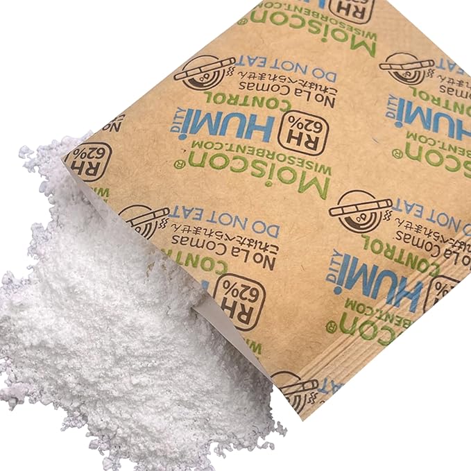 15 Pack 62% Two-Way Humidity Control Packs, 8 Gram for Storing 1 oz, Size 8 Moisture Control Packets Individually Wrapped