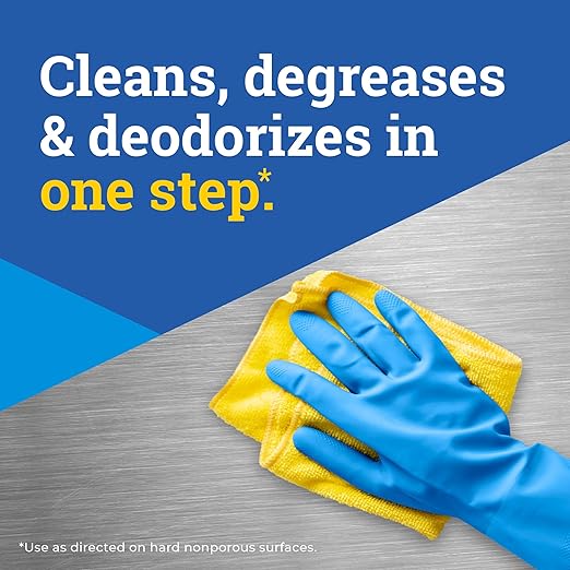 Pine-Sol Multi-Surface Cleaner, CLOROXPro, 2x Concentrated Formula, Lemon Fresh, 80 Fl Oz, Pack of 3