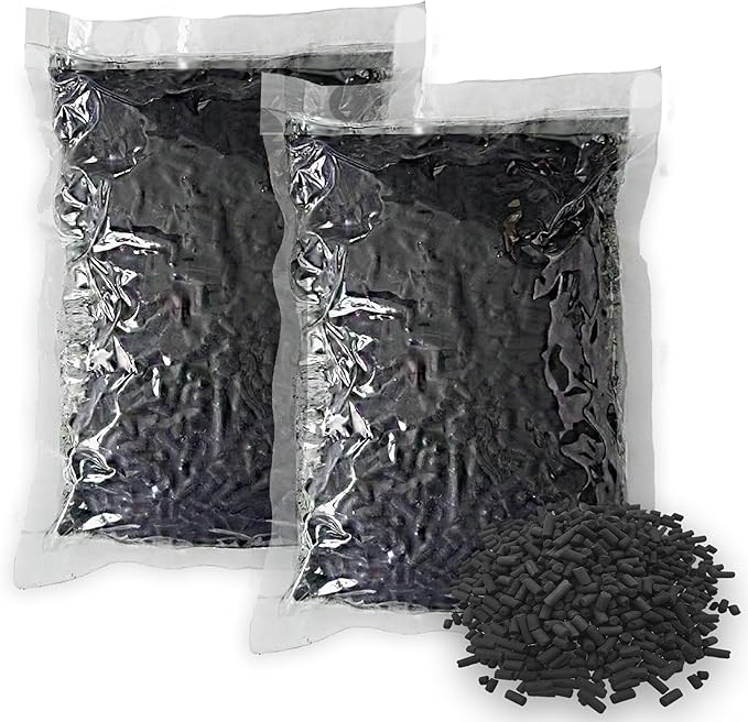 1.6 Pounds Activated Charcoal Filter Refill for FoodCycler Kitchen Waste Composters, Odor-Absorbing Replacement Carbon Compatible with Eco 5 FoodCycler Indoor Electric Composter(2PCS)