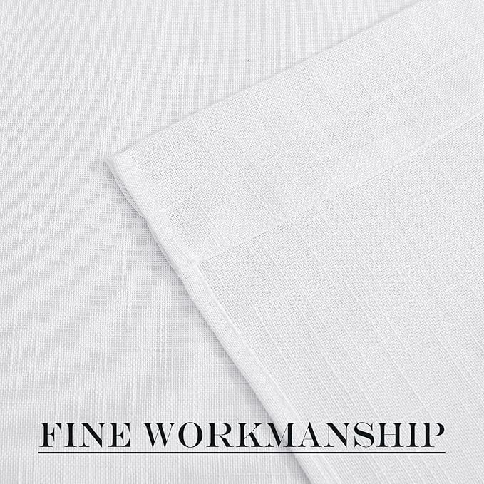 NICETOWN White Sheer Curtains for French Front Door, Short Curtains for Small Window, Sidelight Thermal Insulated Door Side Window Covering, W26 x L64, 1 Panel