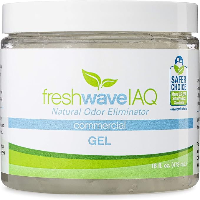 Fresh Wave IAQ Commercial Odor Eliminating Gel, 16 Fl. Oz. | Odor Absorbers for Home | Safer Odor Relief | Natural Plant-Based Odor Eliminator | Replace Every 15-60 Days