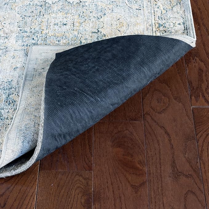 RUGPADUSA - Dual Surface - 9'x12' - 3/8" Thick - Felt + Rubber - Enhanced Non-Slip Rug Pad - Adds Comfort and Protection - for Hard Surface Floors