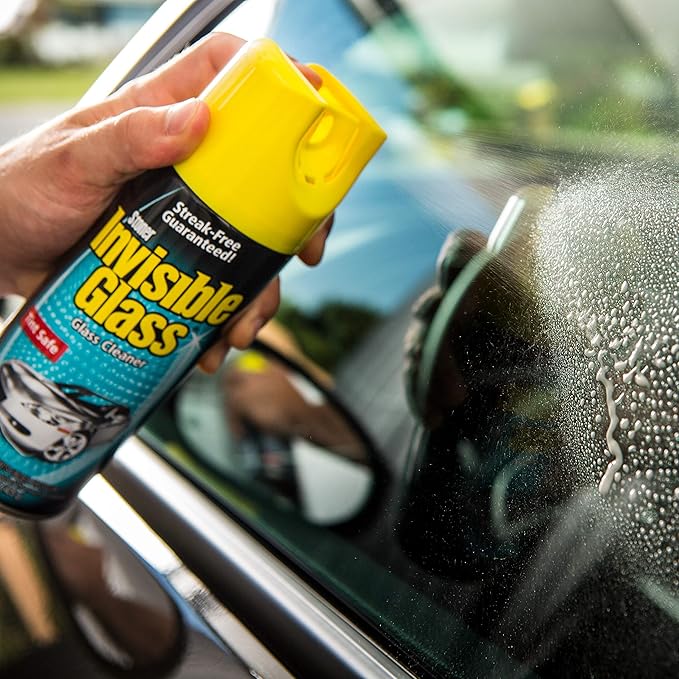 Invisible Glass 91163-3PK Premium Aerosol Glass and Window Cleaner for Auto and Home, Streak-Free, Ammonia-Free, Tint-Safe, 15 oz (Pack of 3)