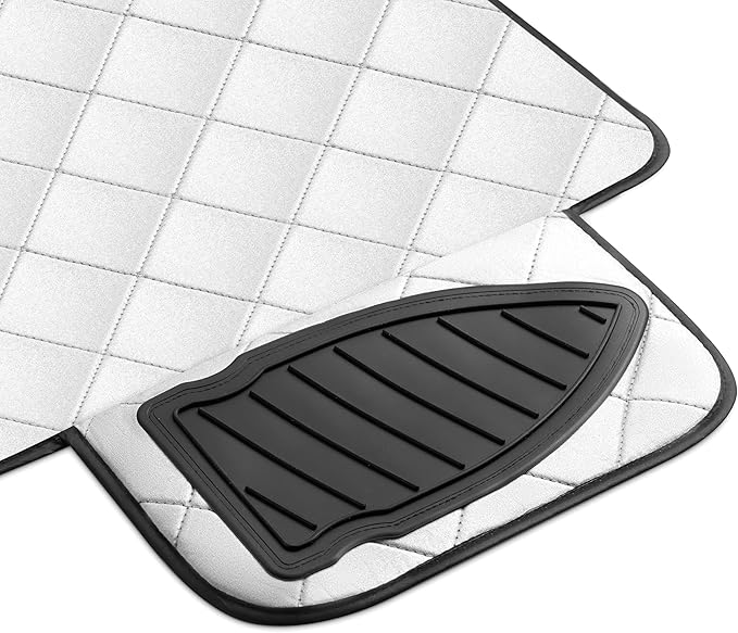 Handy Laundry Magnetic Ironing Mat, Change Any Flat Surface into an Ironing Board, Silicone Slip Resistant Iron Rest to Safely Place Your Hot Iron, Easy to Take Along When Traveling, (19 x 28 Inches)