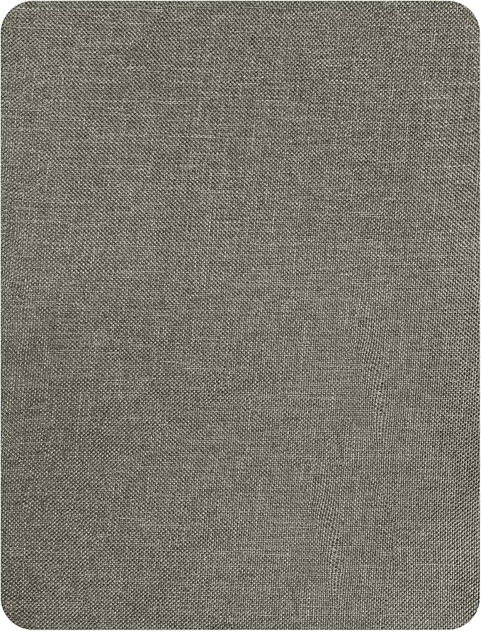 Fine Linen Repair Patches, Self-Adhesive Linen Fabric Patches, 8X11 inch Extra Size, Multi Color, Can be Used for Linen Sofa Repair and Linen Clothes Repair(8" x 11",Cream-Gray)