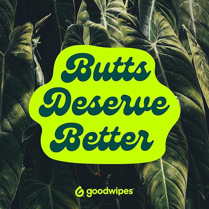 goodwipes Flushable Wipes - Individually Wrapped Butt Wipe for On-the-Go Adults - Portable Mini Wipes - Travel Essentials - Sewer & Septic Safe - Lavender, 32 Count (1 Pack)