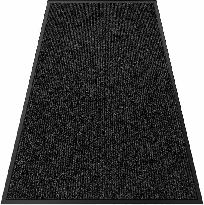 3′ x 31′ Front Door Mat Indoor Outdoor Entrance, Commercial Floor Mat Heavy Duty Dirt Trapper Entryway Doormat, Custom Size Non Slip Rubber Backing Welcome mat, Door Mat for High Traffic Area