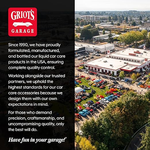 Griot's Garage 6.5” Red Foam Waxing Pads for Car Detailing, Polishing and Buffing Pads for Use with Waxes and Sealants, 10624, Set of 2