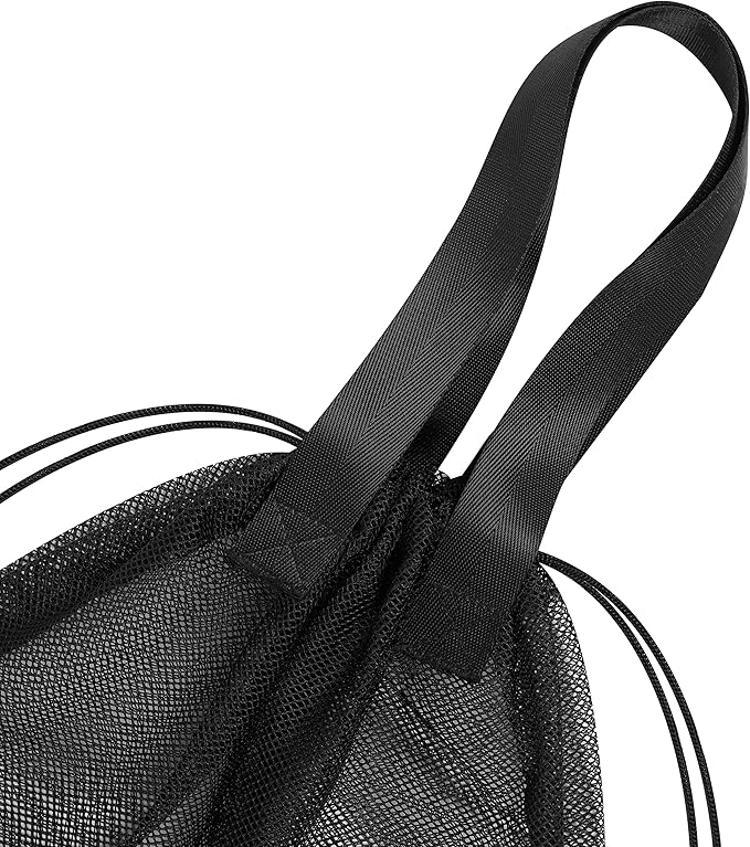 Mesh Laundry Bags with Handles & Double Drawstring Closure – Heavy Duty, Breathable 18 x 24 Inch Nylon for Dorm & Travel – Set of 2