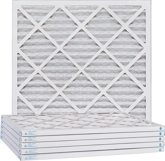 Aerostar Air Filters 19 1/2 x 19 1/2 x 1 MERV 8,Healthier Air For Your Home, 19 1/2" x 19 1/2" x 3/4", Box of 6