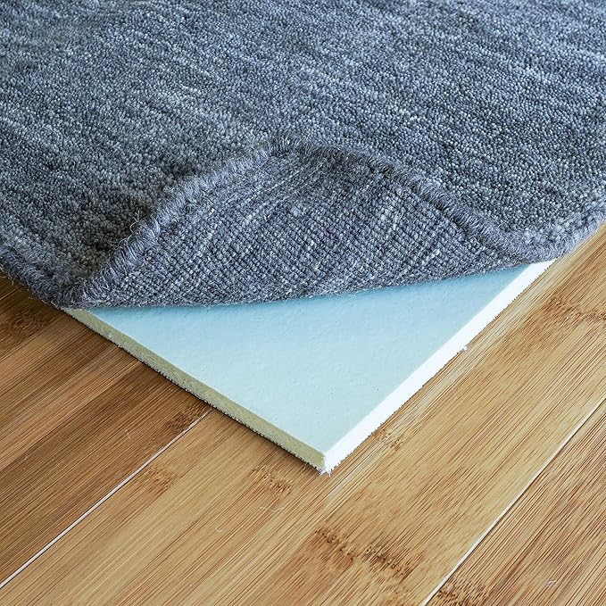 RUGPADUSA - Cloud Comfort Memory Foam - 6' Round - 7/16" Thick - Luxurious Cushioned Rug Pad - Water Resistant